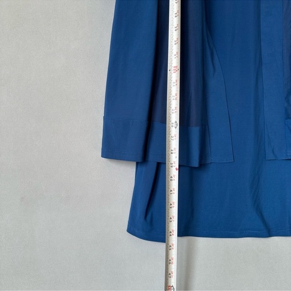 378. NWT R&M Richards Women's Plus Shift Dress with matching Jacket Peacock 3x - Picture 13 of 15